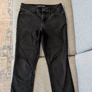 Lands' End Mid Rise True Straight Jean Size 8